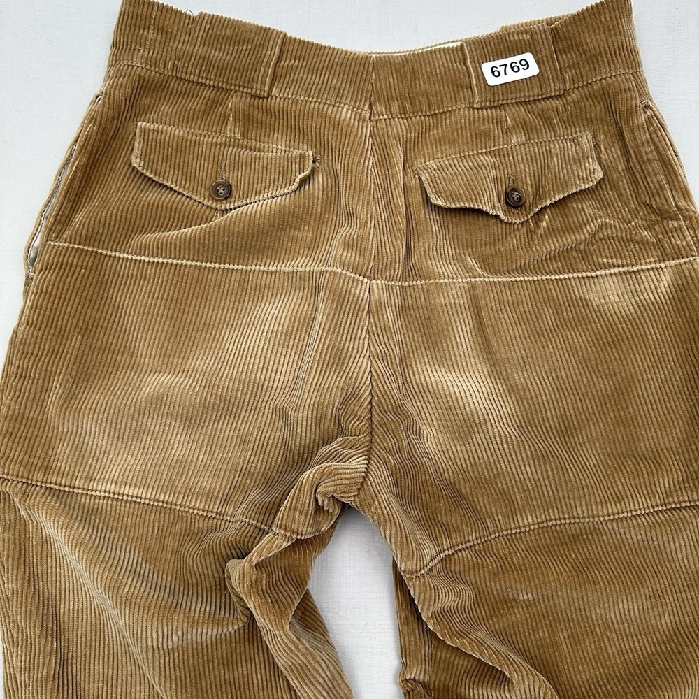 Woolrich Corduroy Hunting Knickers Pants Sz 30 Men Women 8 Plus Four 1919 Taupe